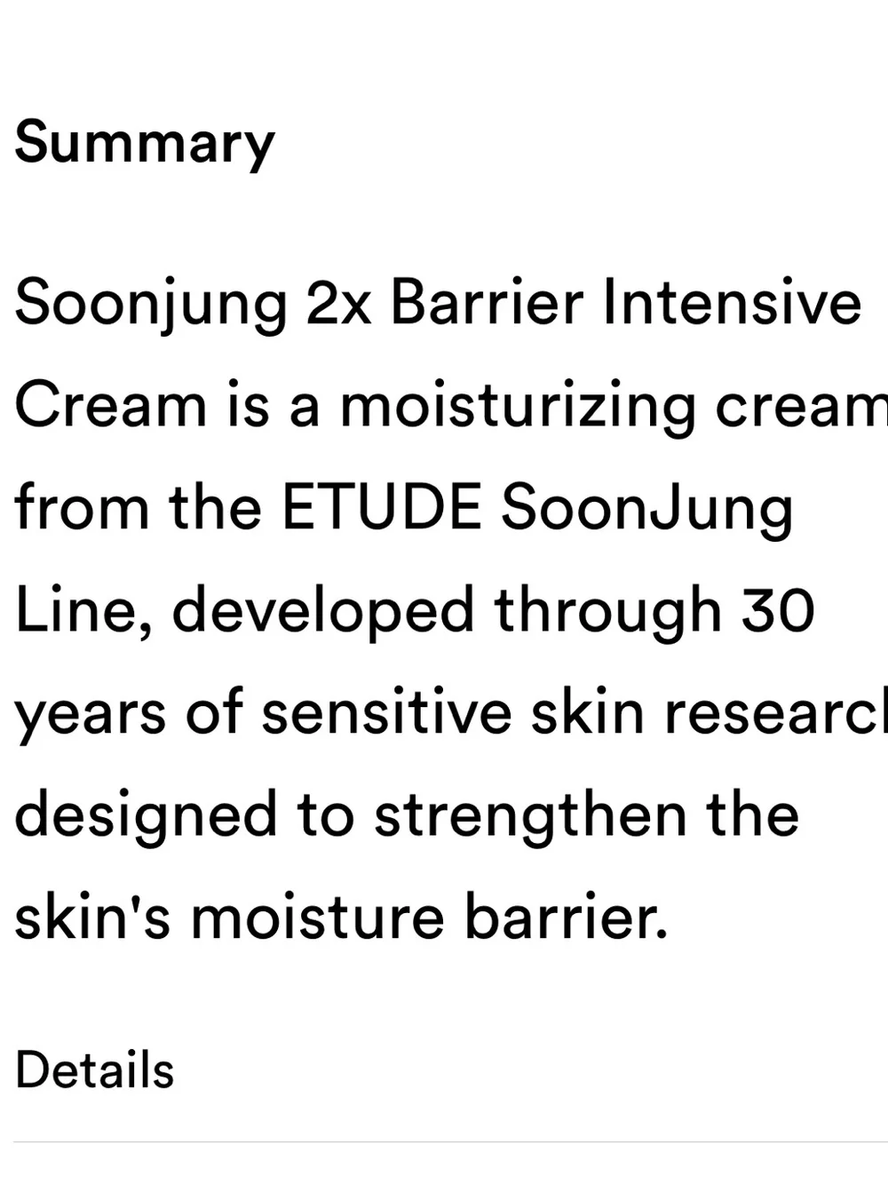 🌻 Etude Soonjung Soothing 2x Barrier Intensive Cream New FullSz